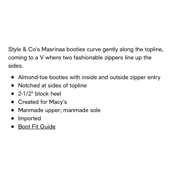 Style & Co  Ankle Bootie - Picture 10 of 10